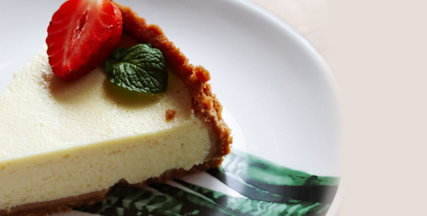 Vegan Caribbean lime cheesecake